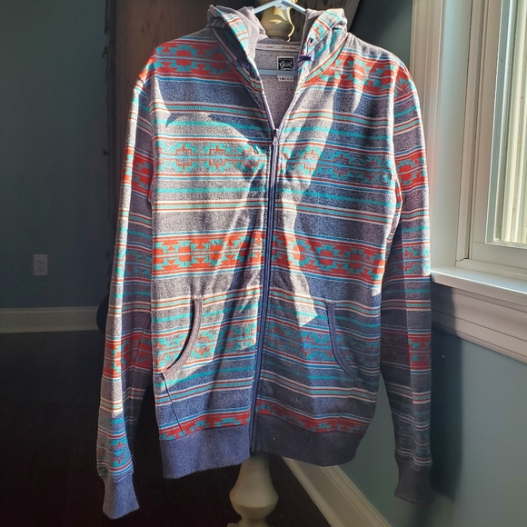 Aztec Navajo Inspired Zipper Jacket - Picture 1 of 3